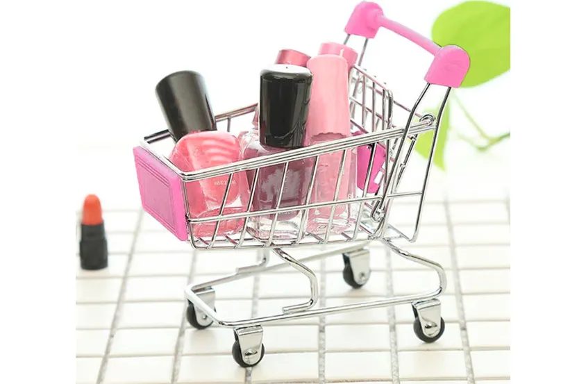 Pink Makeup Cart